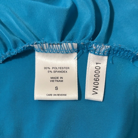 NY&C Teal Sleeveless Top and Multicolor Pants Set - Picture 9 of 10